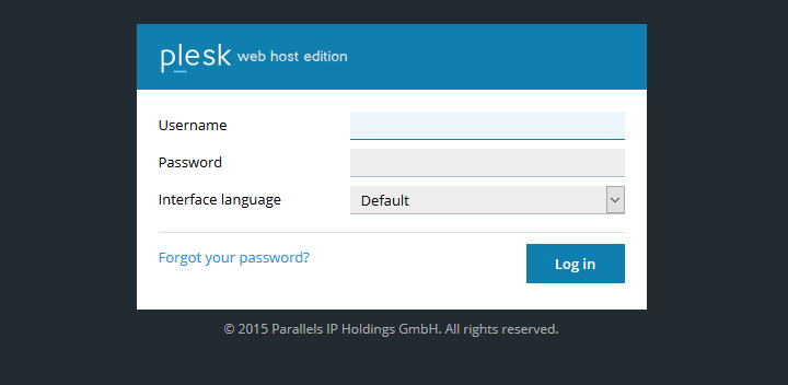 login_plesk