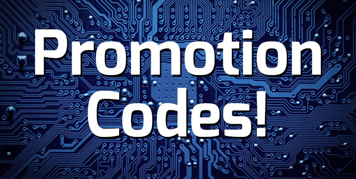 Promotion codes!
