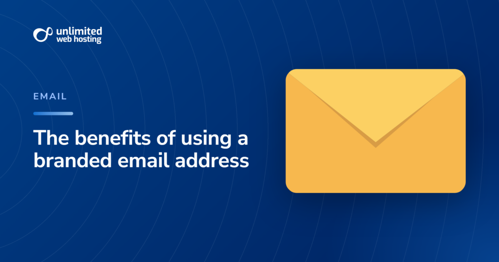 The benefits of using a branded email address